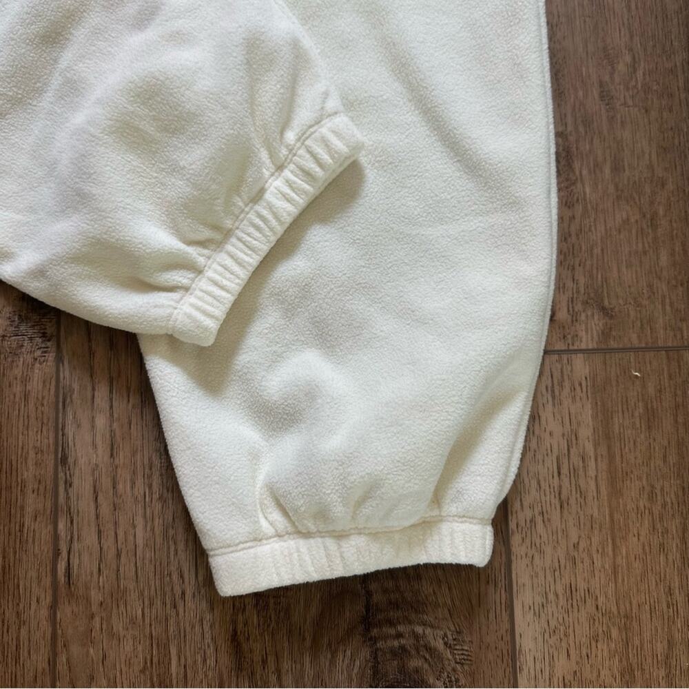 Victoria’s Secret PINK Cream Fleece 2pc. Pajama Set‎ with Embroidered Pocket, XL - Picture 7 of 12
